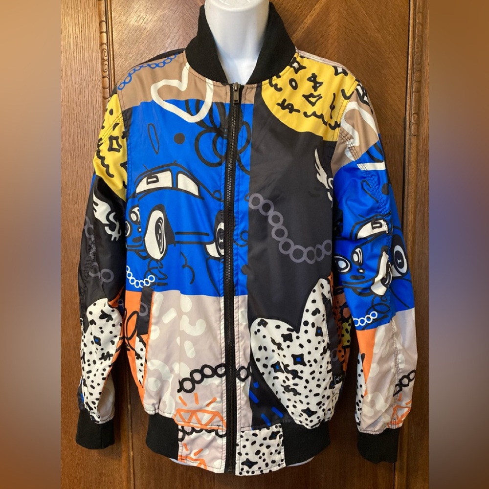 Screenshot Bomber Jacket, sz Small